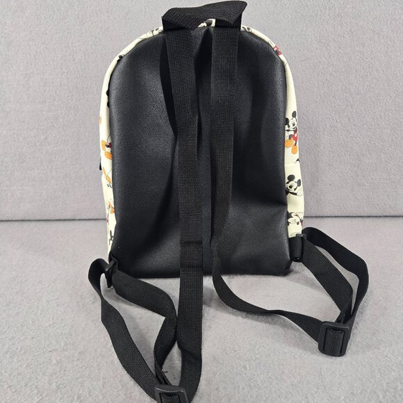 Disney Mickey Mouse Small Backpack, Tan w/Mickey, Two Pocket, Adj Straps, NWOT - Picture 3 of 9